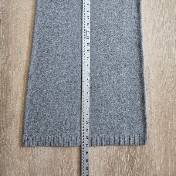 H&M Gray Midi Fitted Knit Pencil Skirt Pull-On Style Wool Blend Size XS NWOT - Picture 8 of 15